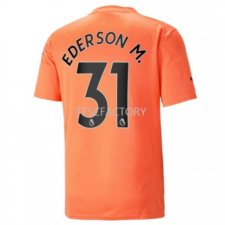 Billiga Fotbollströjor Manchester City Ederson M. 31 Målvakt Tredje tröja 2022/23 Kortärmad